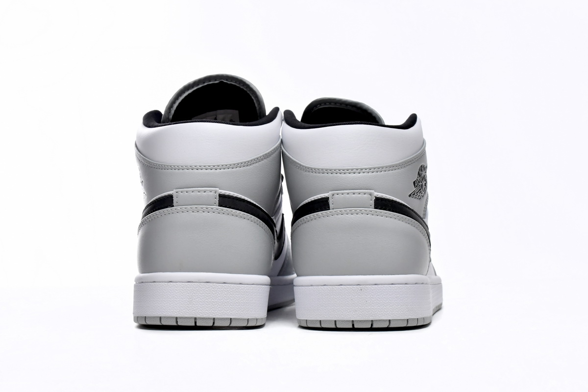 Jordan 1 Mid Light Smoke Grey Replica, 554724-092, Replica Shoes