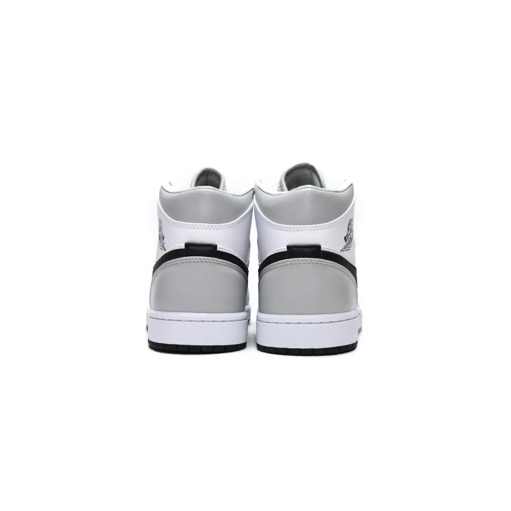 Jordan 1 Mid Light Smoke Grey Replica, BQ6472-015, Replica Shoes