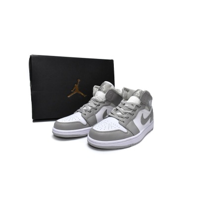Jordan 1 Mid Linen Replica, 554724-082, Replica Shoes 02