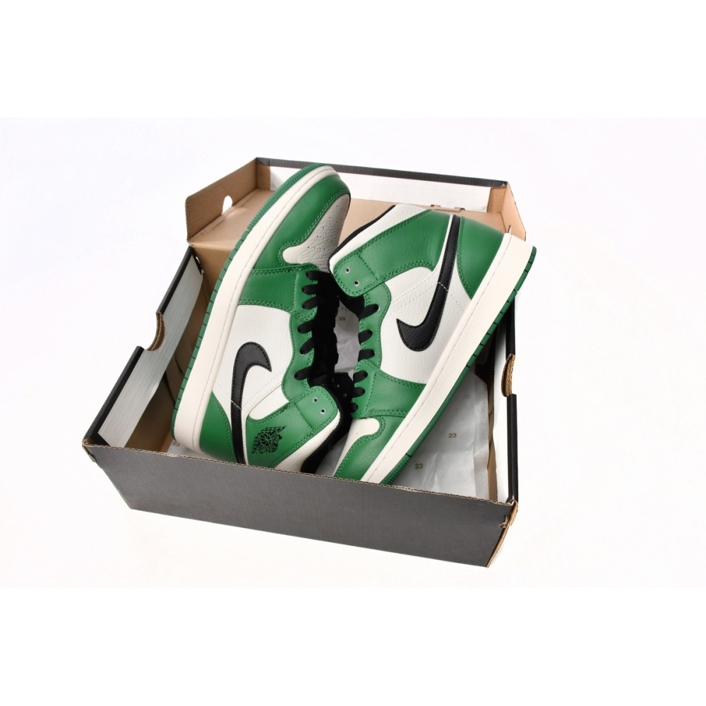 Jordan 1 Mid Pine Green Replica,  852542-301, Replica Shoes