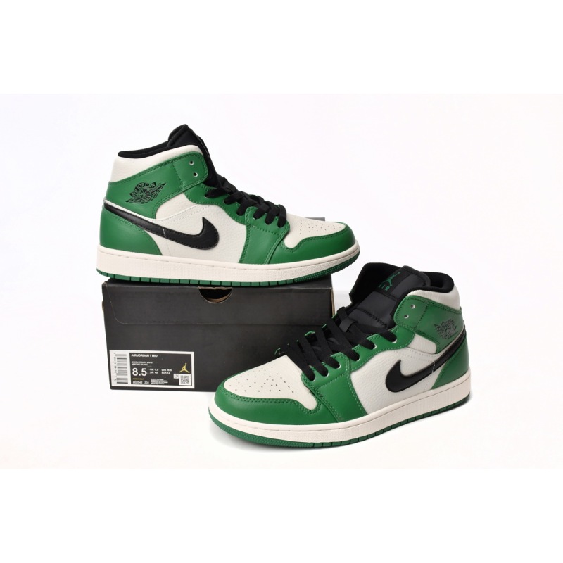 Jordan 1 Mid Pine Green Replica,  852542-301, Replica Shoes