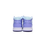 Jordan 1 Mid Purple Aqua Replica, 554724-500, Replica Shoes