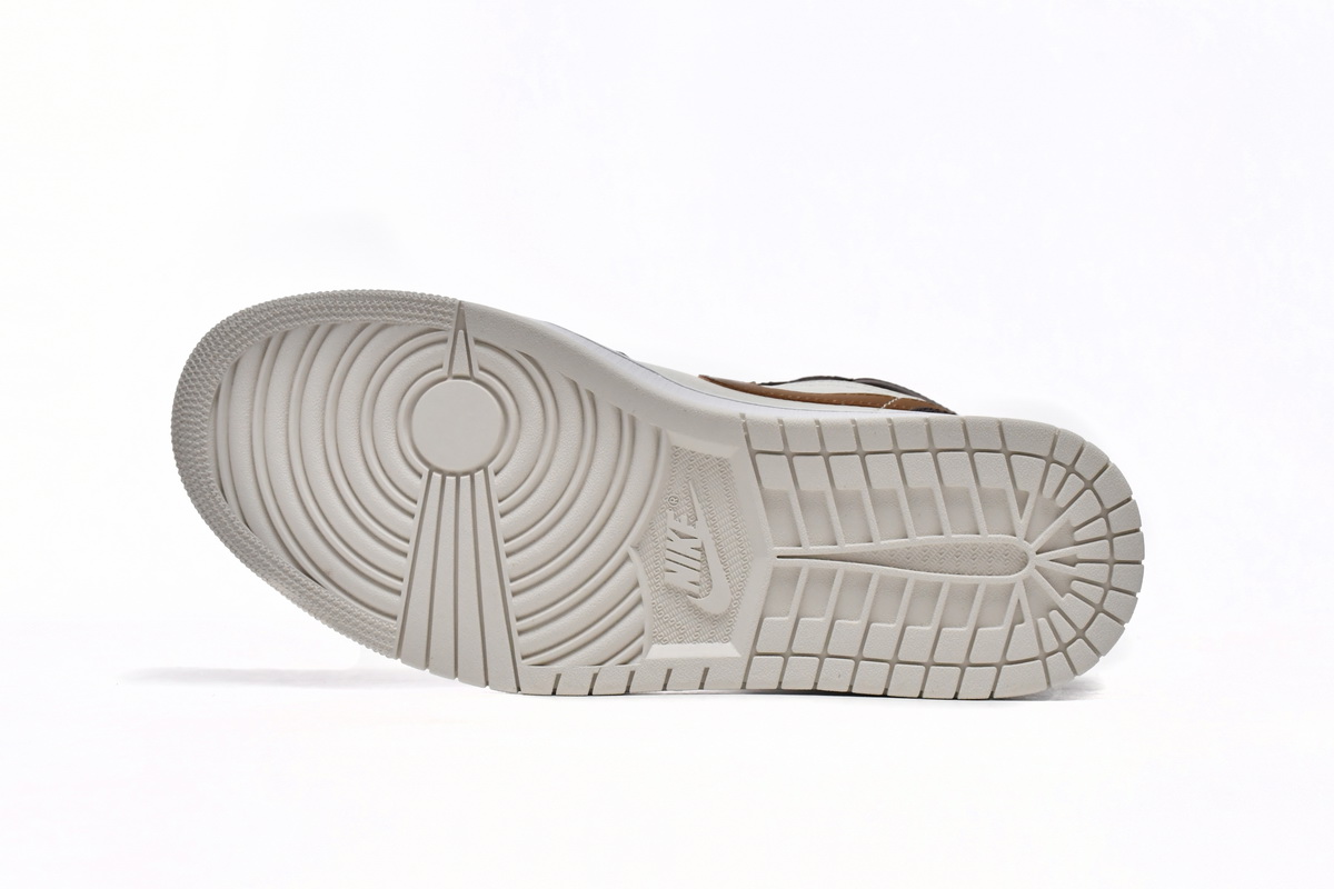 Jordan 1 Mid SE Brown Basalt Oatmeal Replica, DO6699-200, Replica Shoes