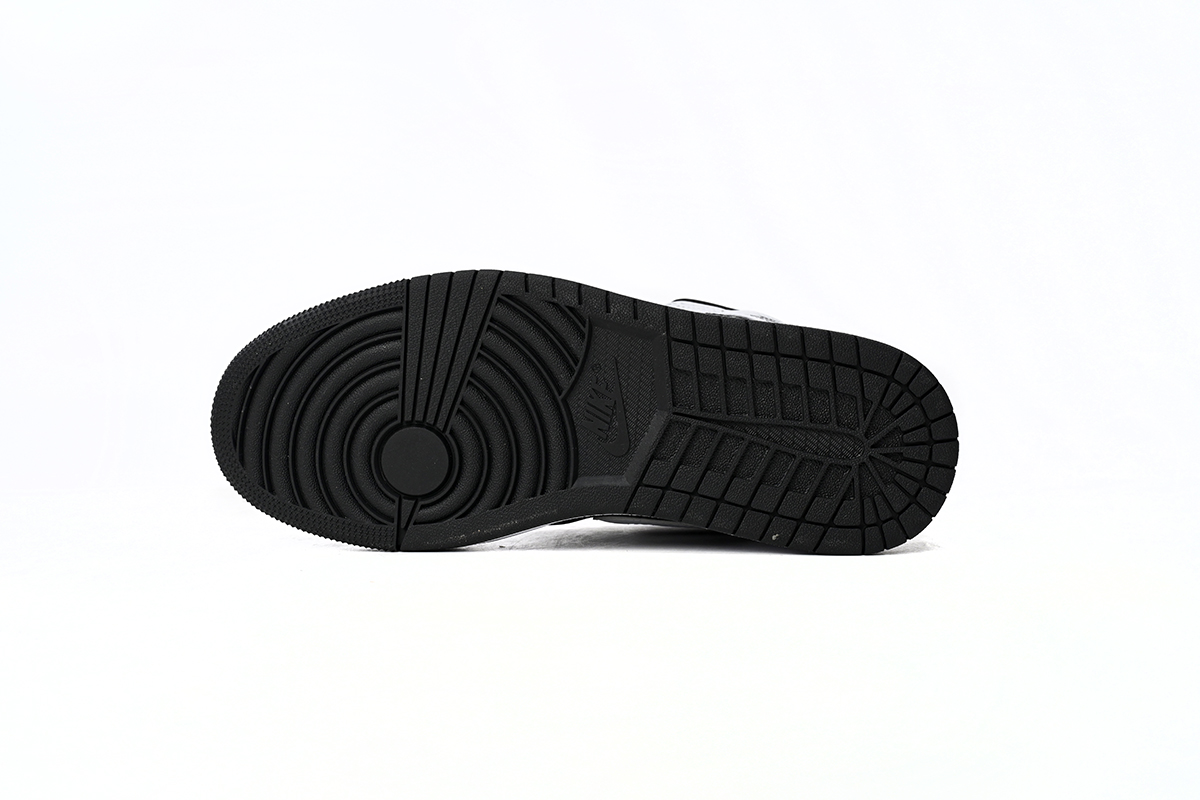 Jordan 1 Mid White Black Replica, 554724-113, Replica Shoes