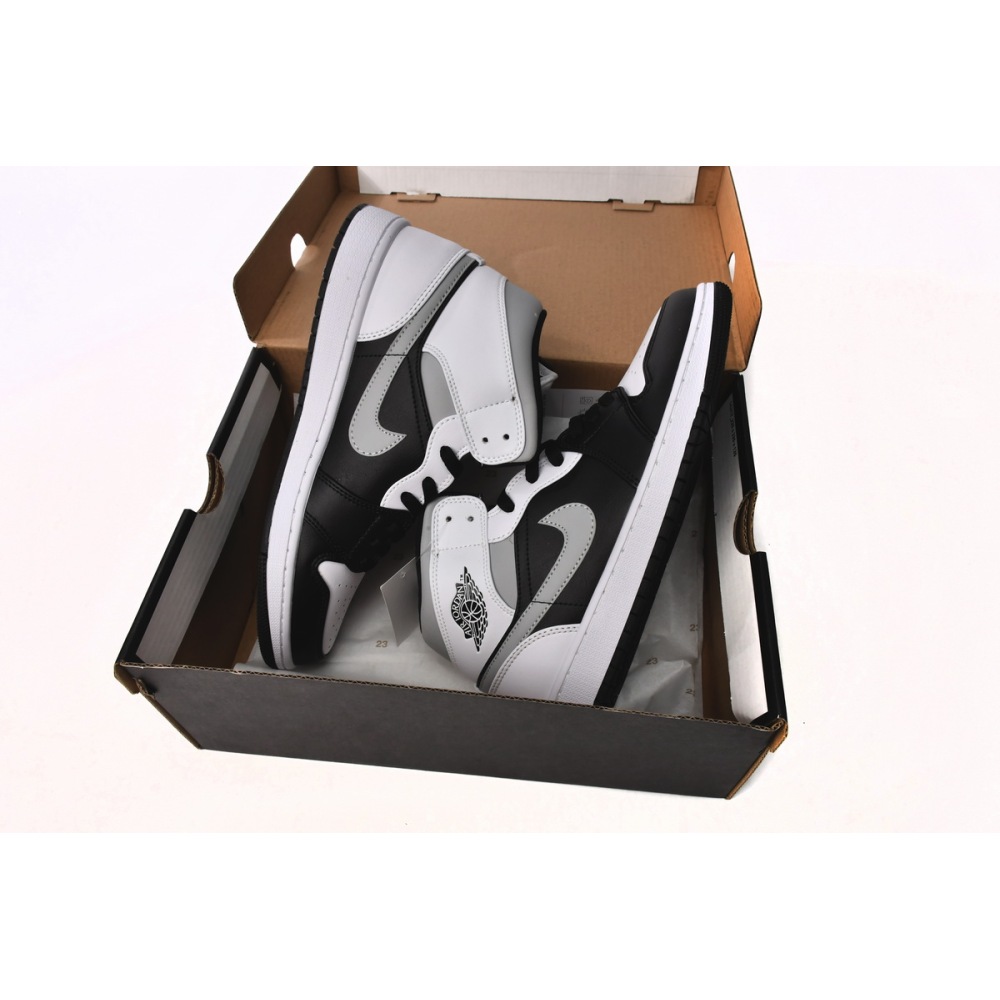 Jordan 1 Mid White Shadow Replica, 554724-073, Replica Shoes