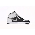 Jordan 1 Mid White Shadow Replica, 554724-073, Replica Shoes
