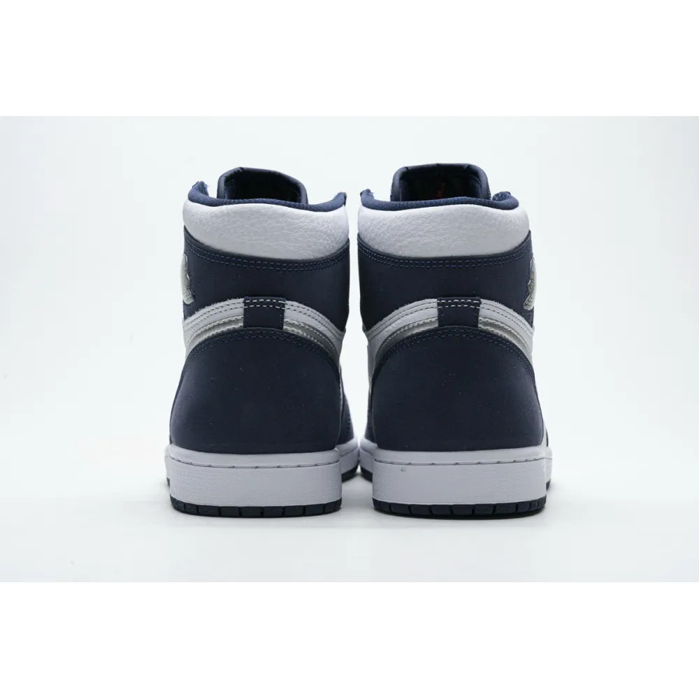 Jordan 1 Retro High COJP Midnight Navy Replica,  DC1788-100, Replica Shoes