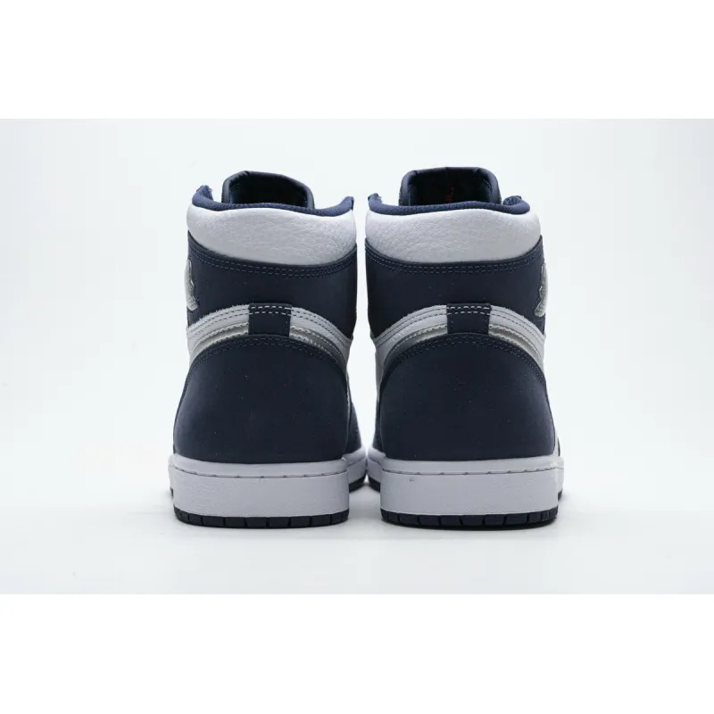 Jordan 1 Retro High COJP Midnight Navy Replica,  DC1788-100, Replica Shoes
