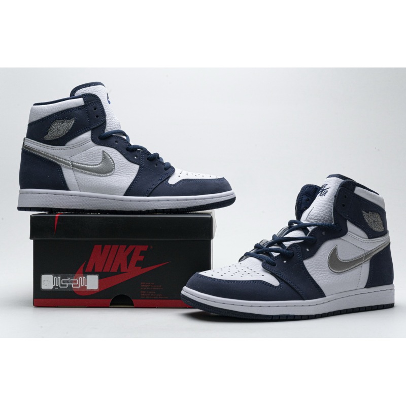 Jordan 1 Retro High COJP Midnight Navy Replica,  DC1788-100, Replica Shoes