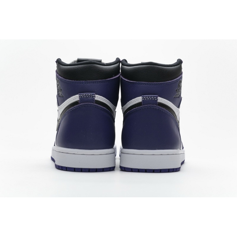 Jordan 1 Retro High Court Purple White Replica,  555088-500, Replica Shoes