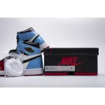 Jordan 1 Retro High Fearless UNC Chicago Replica,  CK5666-100, Replica Shoes