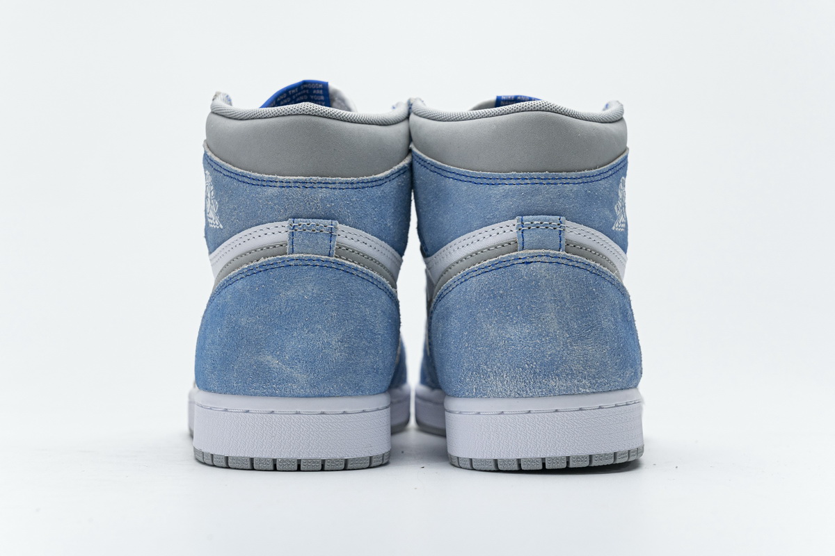 Jordan 1 Retro High Hyper Royal Smoke Grey Replica,  555088-402, Replica Shoes