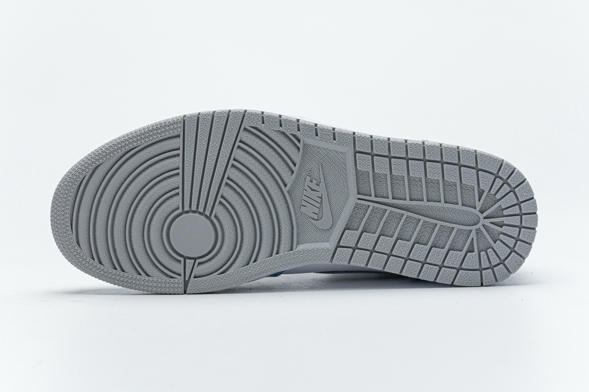 Jordan 1 Retro High Hyper Royal Smoke Grey Replica,  555088-402, Replica Shoes