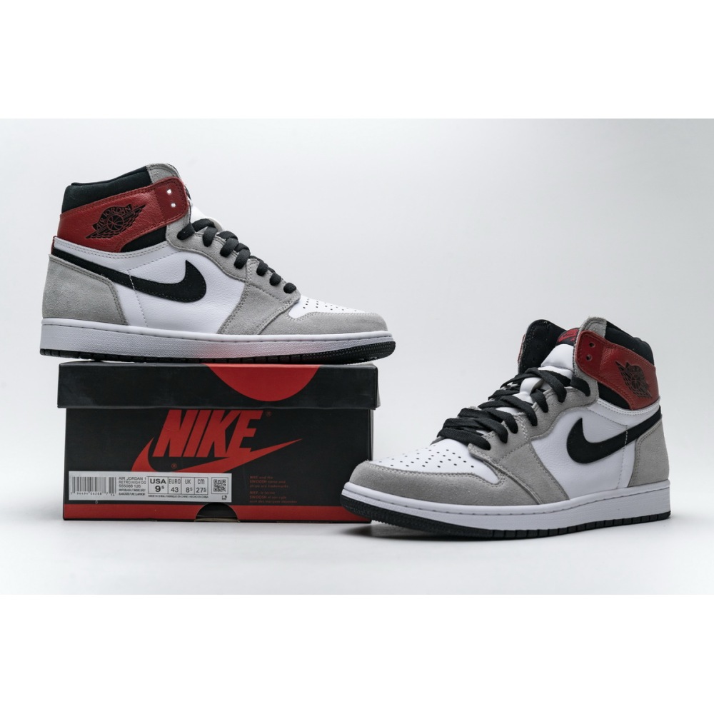 Jordan 1 Retro High Light Smoke Grey Replica,  555088-126, Replica Shoes