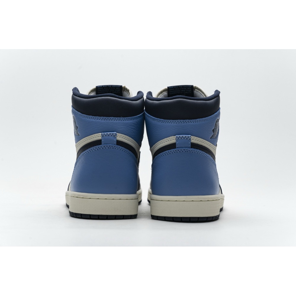 Jordan 1 Retro High Obsidian Replica,  555088-140, Replica Shoes