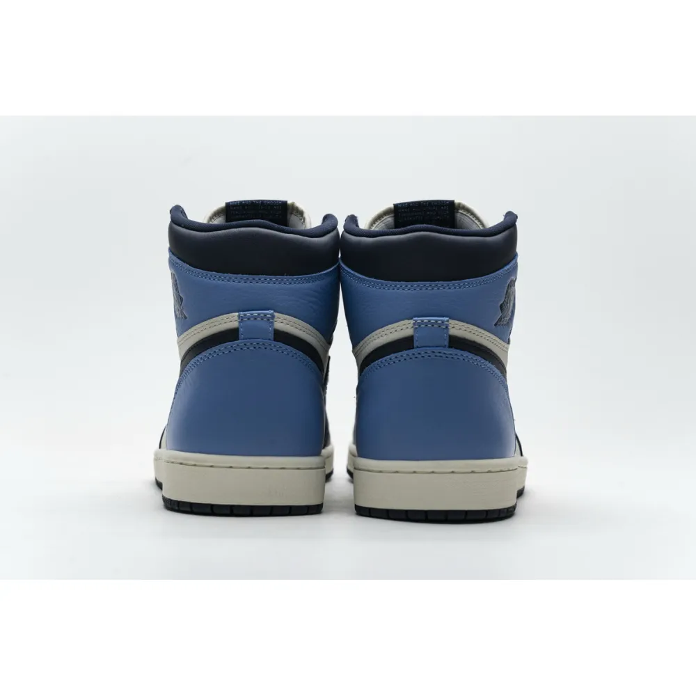 Jordan 1 Retro High Obsidian Replica,  555088-140, Replica Shoes