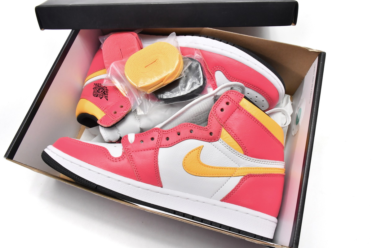 Jordan 1 Retro High OG Light Fusion Red Replica,  555088-603, Replica Shoes