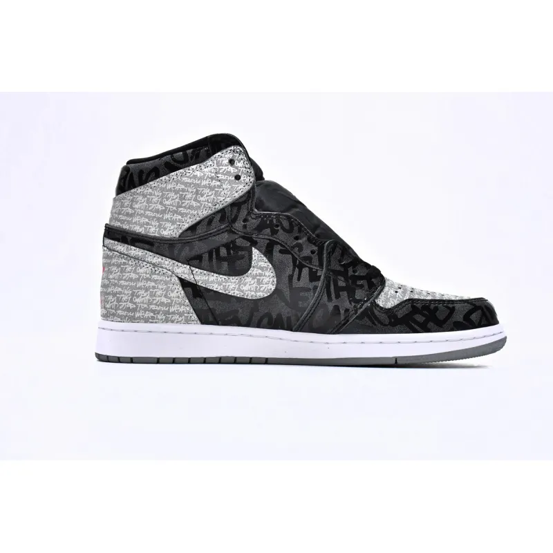 Jordan 1 Retro High OG Rebellionaire Replica,  555088-036, Replica Shoes