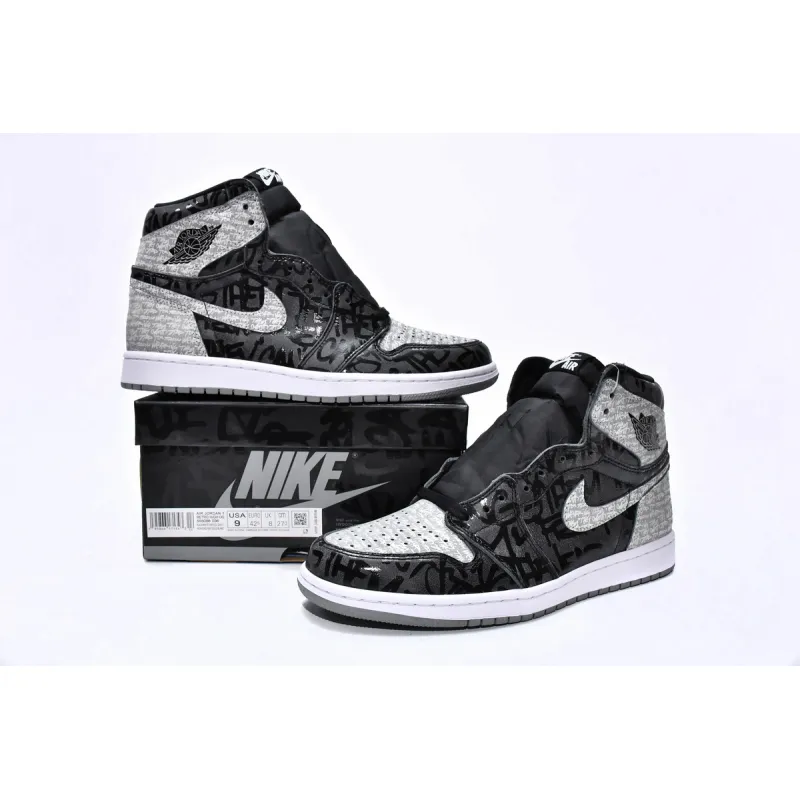 Jordan 1 Retro High OG Rebellionaire Replica,  555088-036, Replica Shoes