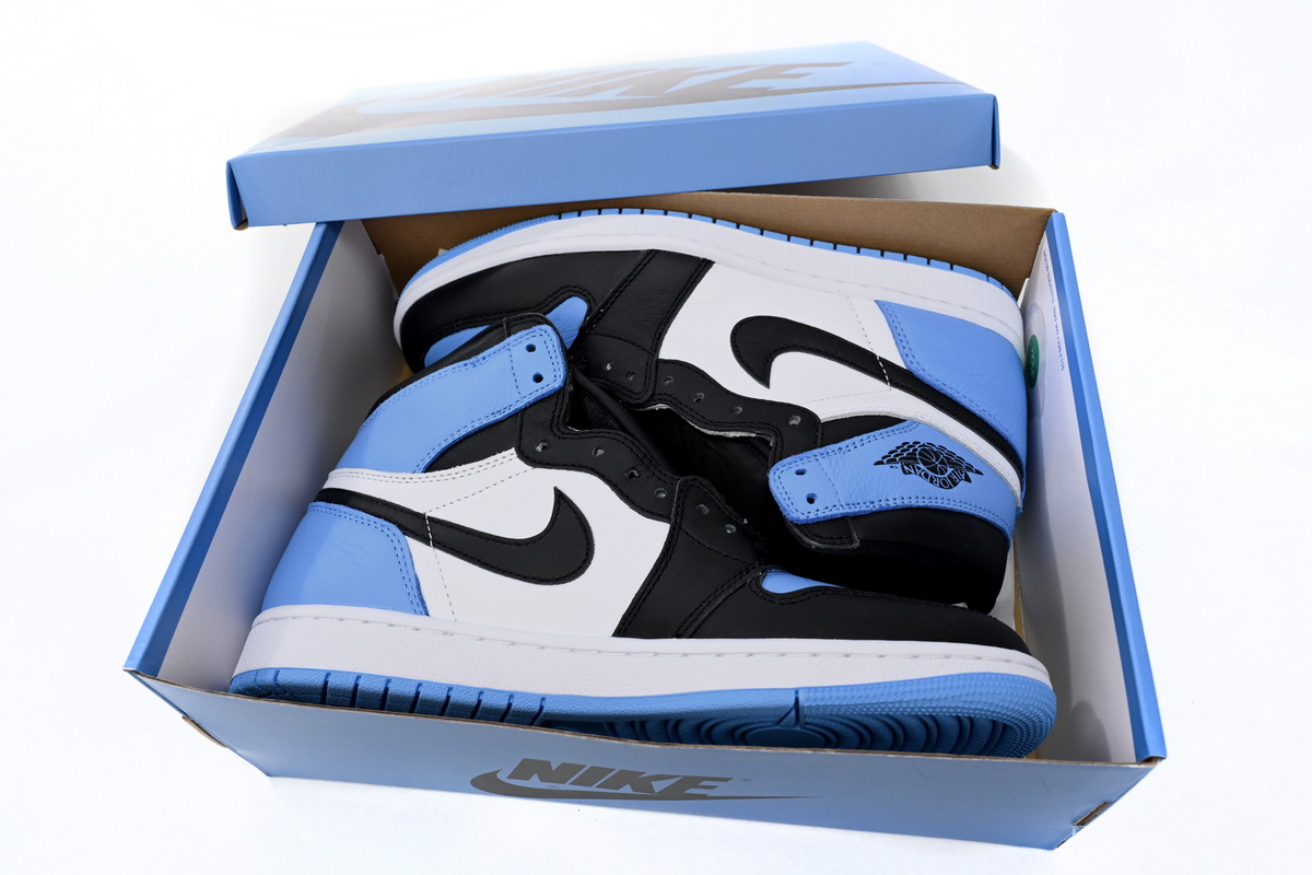 Jordan 1 Retro High OG UNC Toe Replica,  DZ5485-400, Replica Shoes