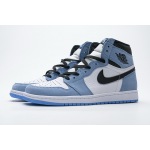 Jordan 1 Retro High OG University Blue Replica,  555088-134, Replica Shoes