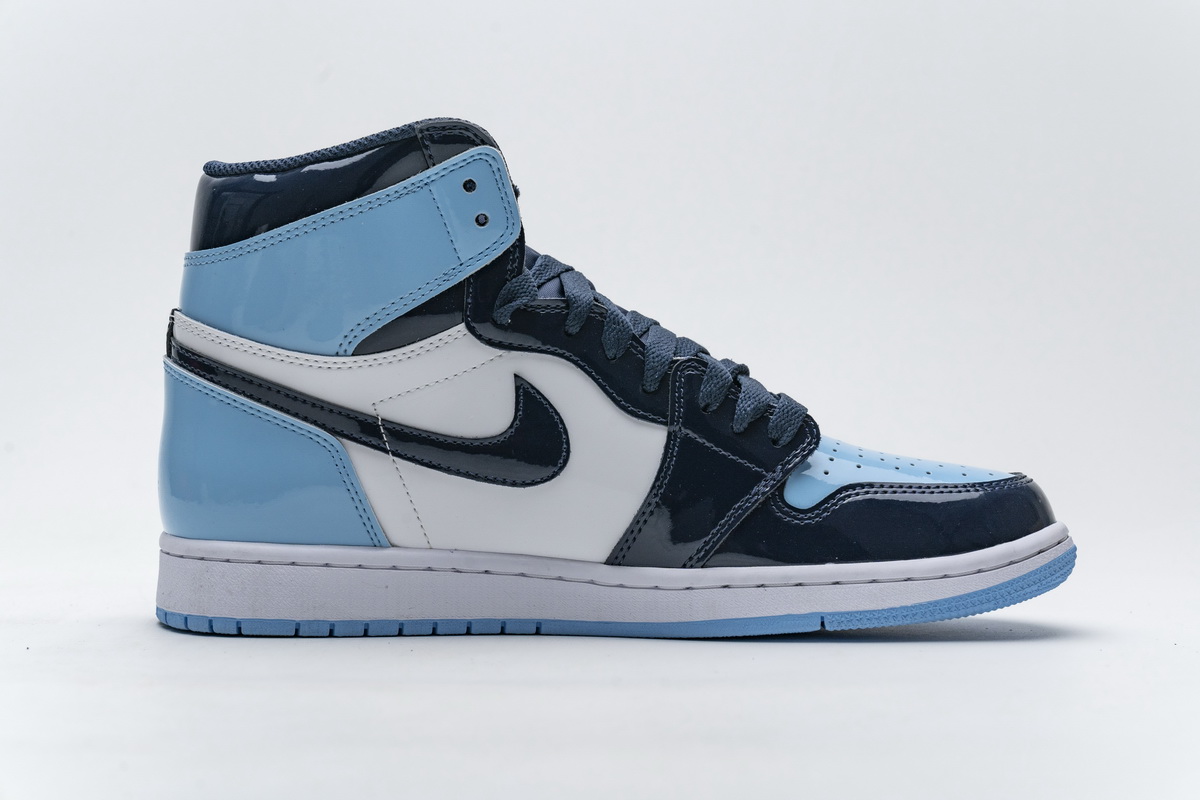 Jordan 1 Retro High UNC Patent Replica,  CD0461-401, Replica Shoes