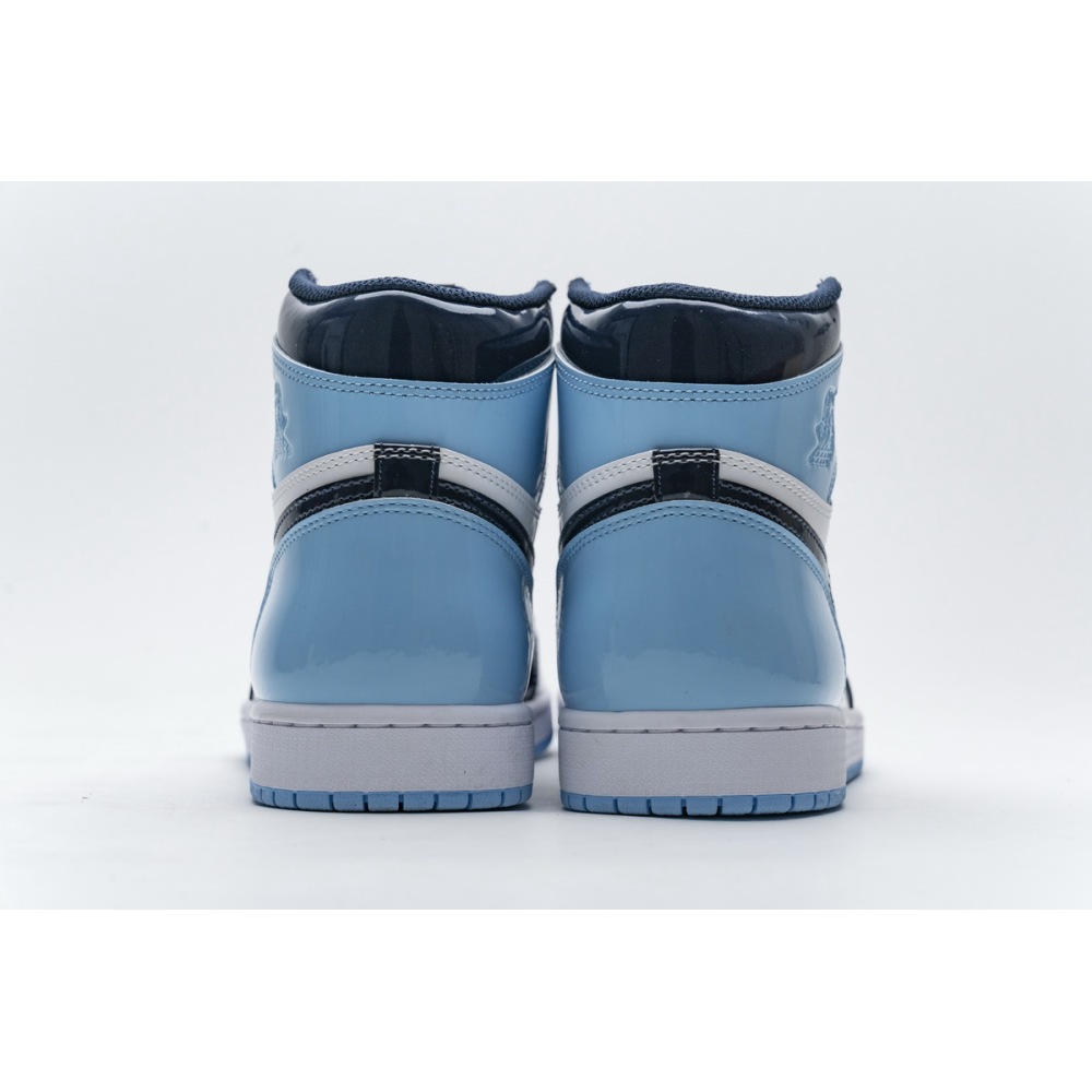 Jordan 1 Retro High UNC Patent Replica,  CD0461-401, Replica Shoes