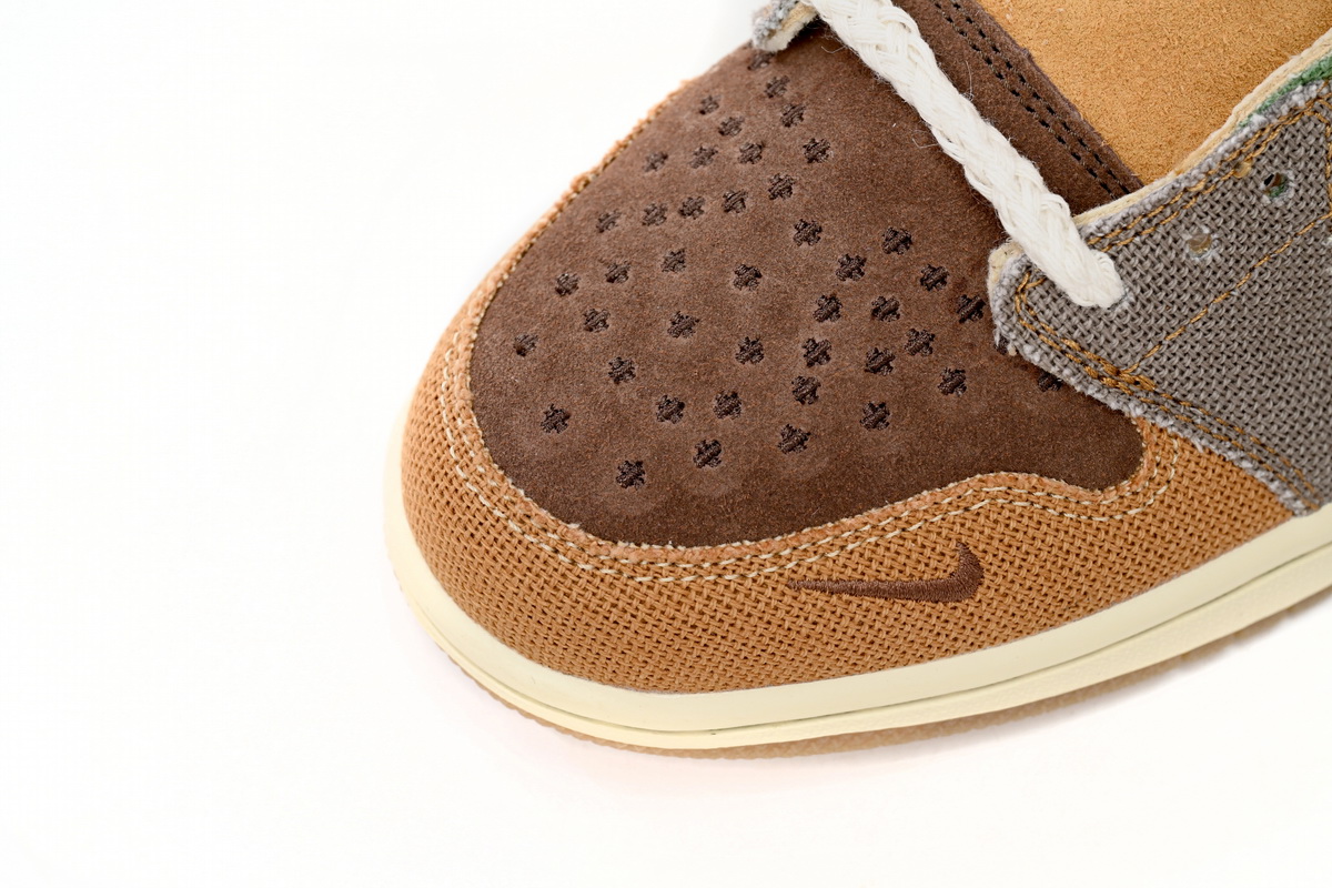 Jordan 1 Retro Low OG Zion Williamson Voodoo Replica,  DZ7292-200, Replica Shoes