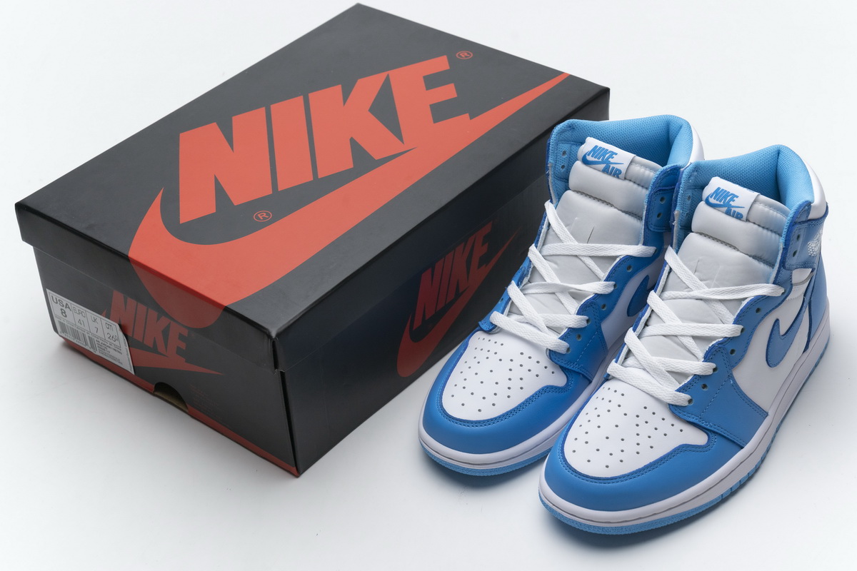 Jordan 1 Retro UNC Replica,  555088-117, Replica Shoes