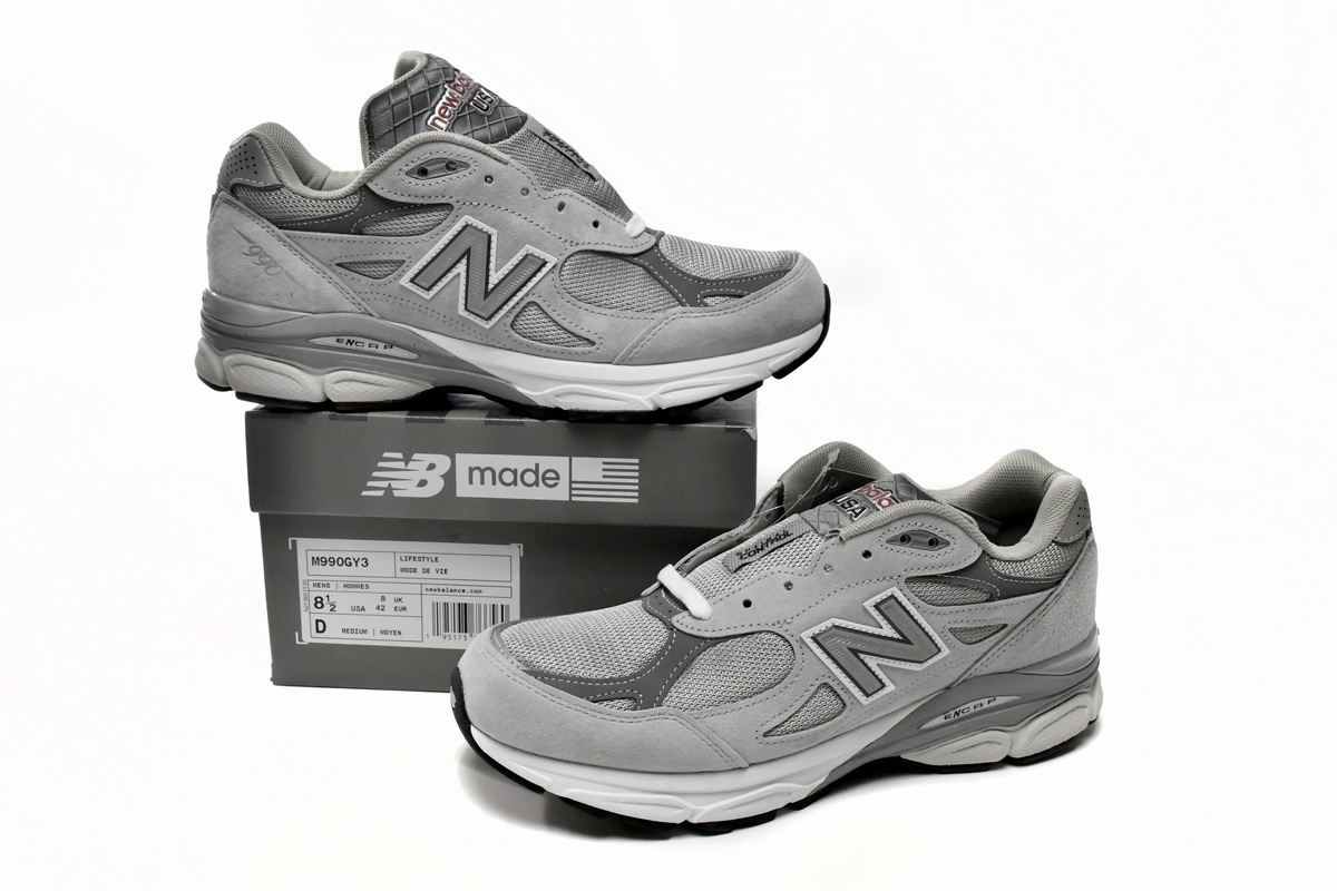 New Balance 990v3 MiUSA Grey Replica, M990GY3