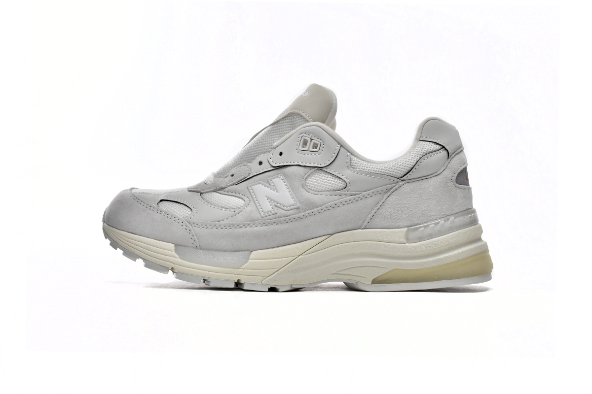 New Balance 992 White Silver Replica, M992MD