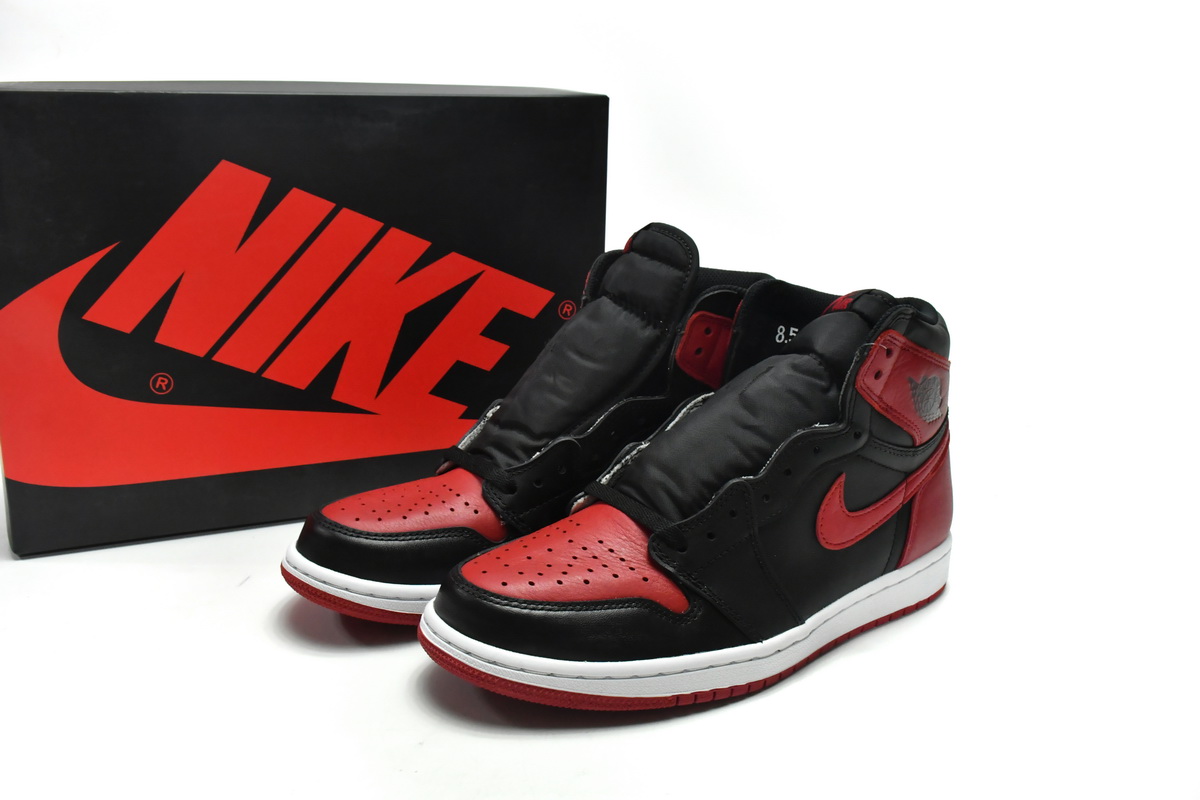 Jordan 1 Retro High Bred Banned Replica,  555088-001, Replica Shoes