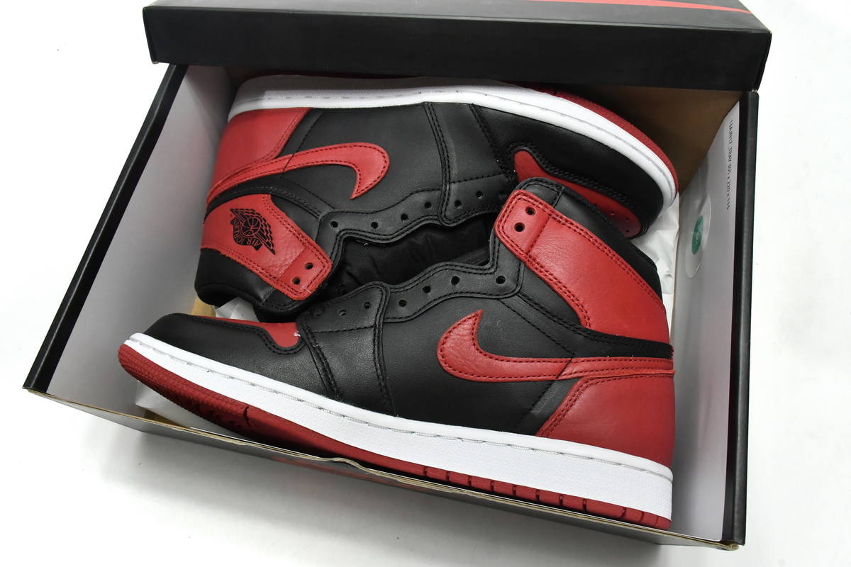 Jordan 1 Retro High Bred Banned Replica,  555088-001, Replica Shoes