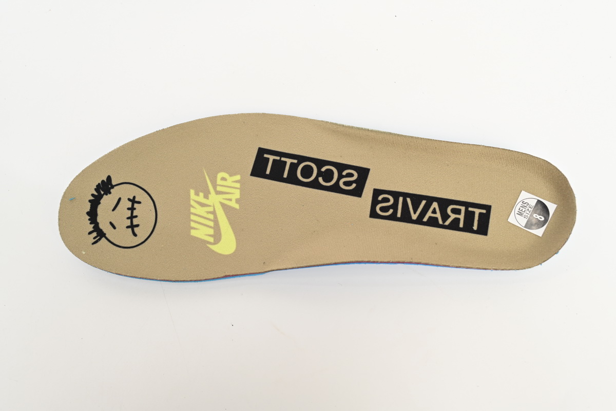 Travis Scott x Air Jordan 1 Low Black, White, Green Replica,  FZ3124-200