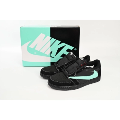Travis Scott x Air Jordan 1 Tiffany Low Replica,  DM7866-401, Replica Shoes 02