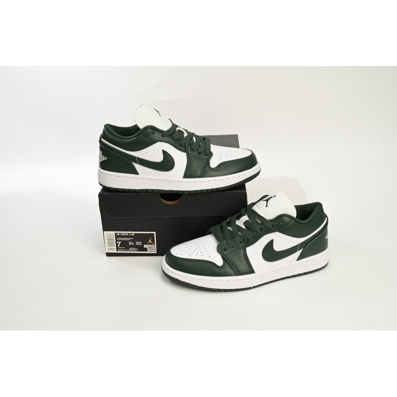 Air Jordan 1 Low Blackish Green Replica,  DC0774-113, Replica Shoes