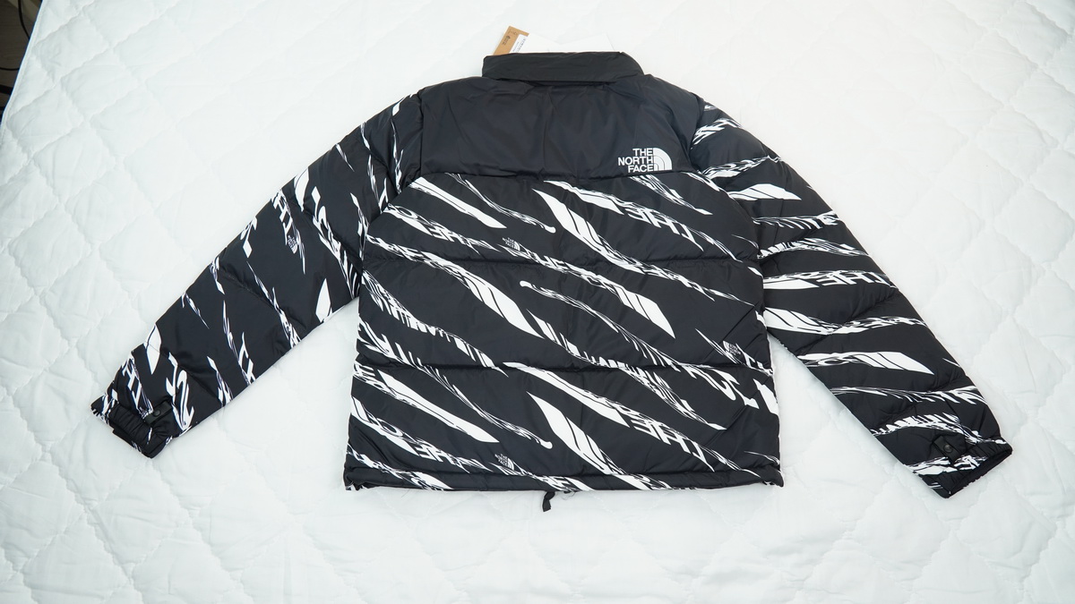 TheNorthFace Splicing White And Black Zebra
