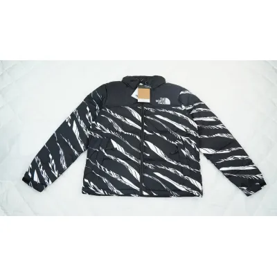 TheNorthFace Splicing White And Black Zebra 01