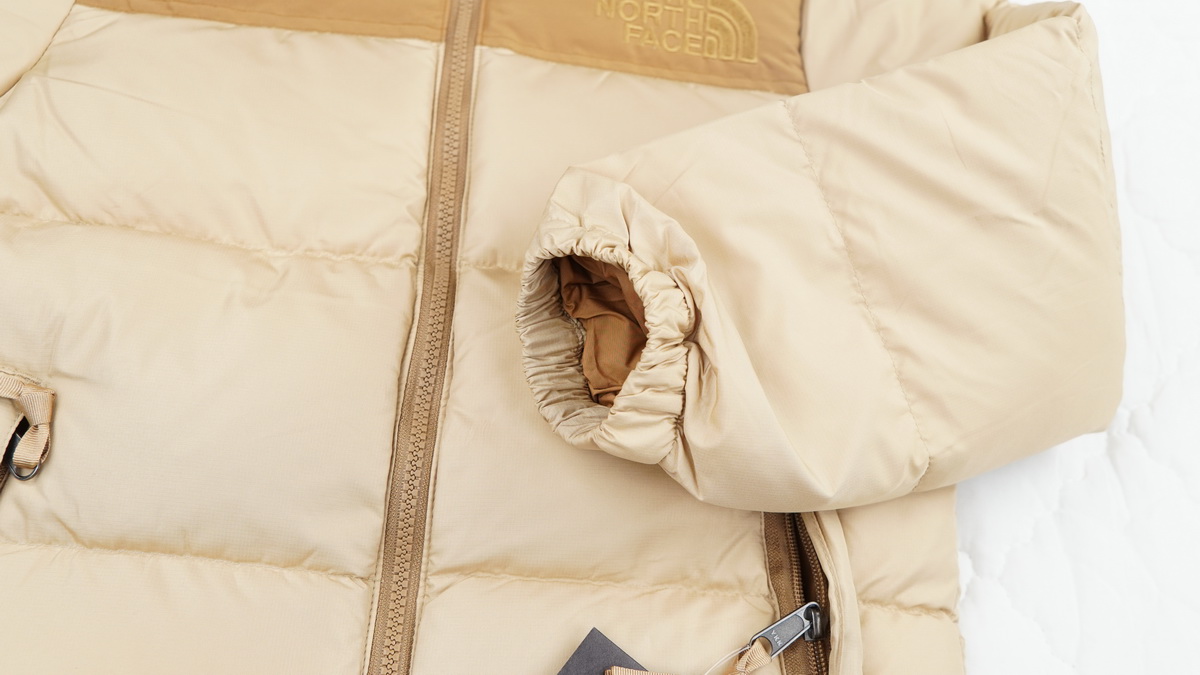 TheNorthFace Splicing White And Wheat