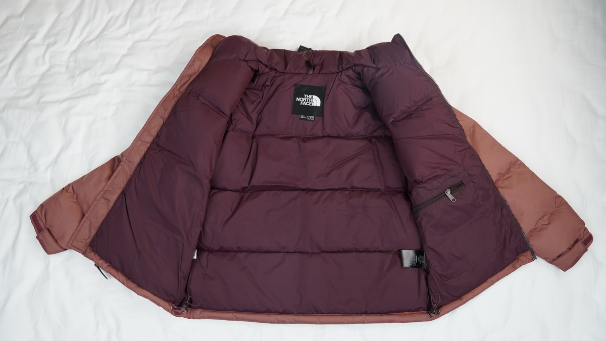 TheNorthFace Splicing White And Red Brown
