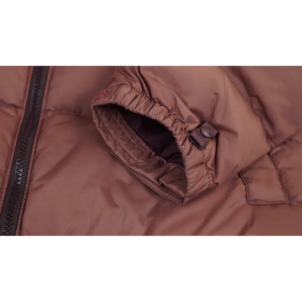 TheNorthFace Splicing White And Red Brown