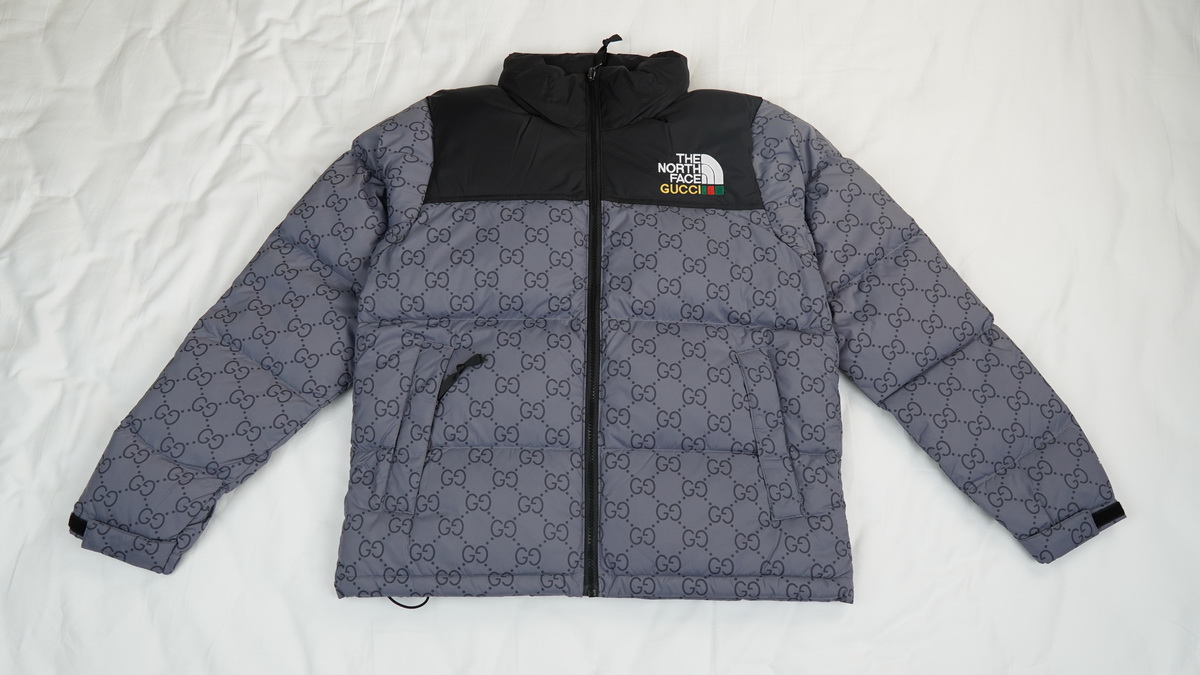 TheNorthFace Splicing White And Grey