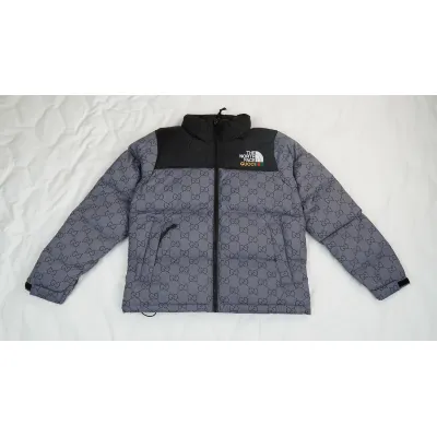 TheNorthFace Splicing White And Grey 01