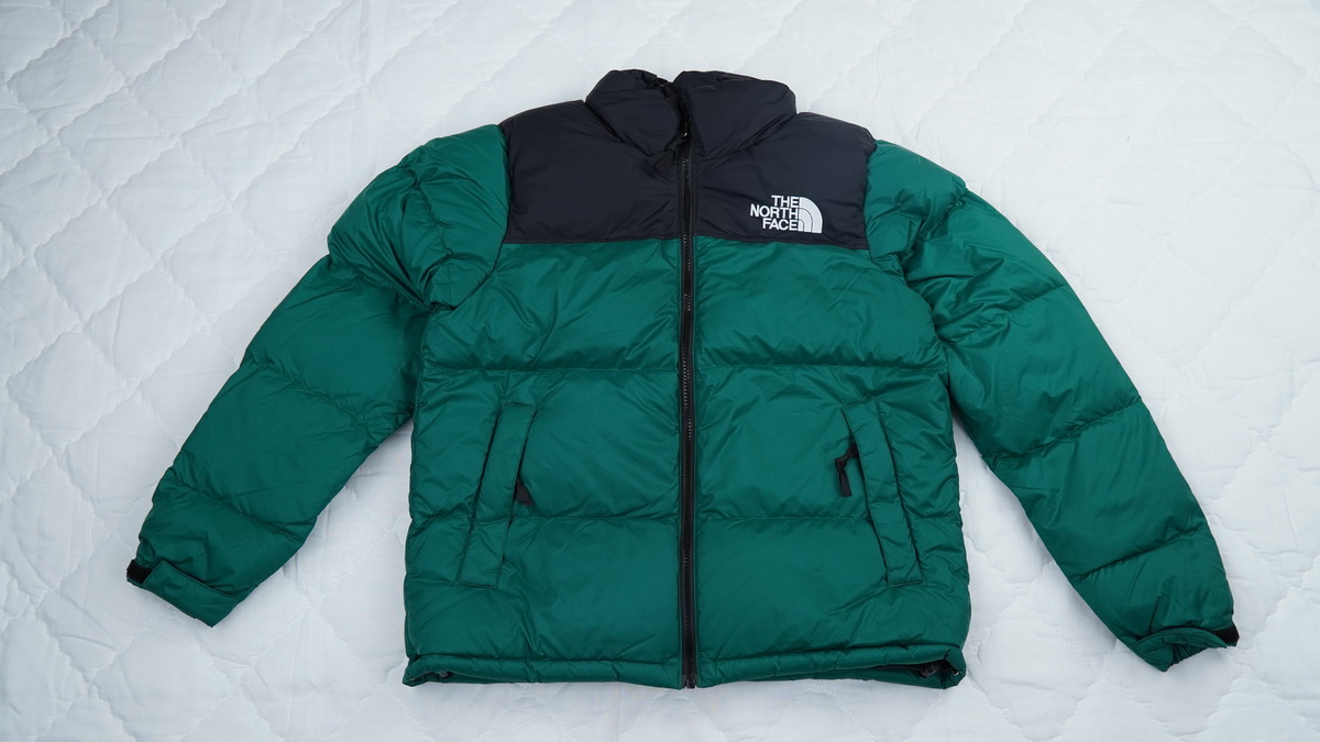 TheNorthFace Splicing White And Red Blackish Green
