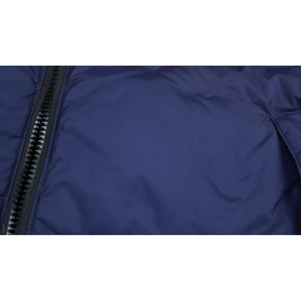 TheNorthFace Splicing White And Sapphire Blue