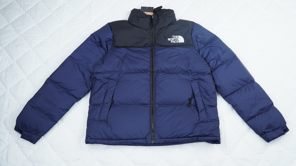 TheNorthFace Splicing White And Sapphire Blue