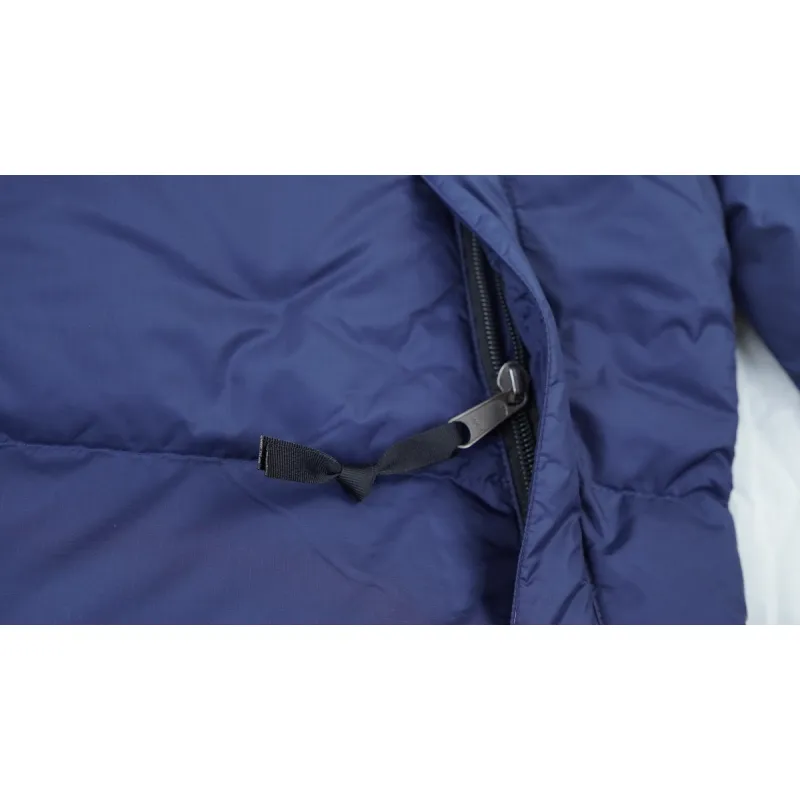TheNorthFace Splicing White And Sapphire Blue