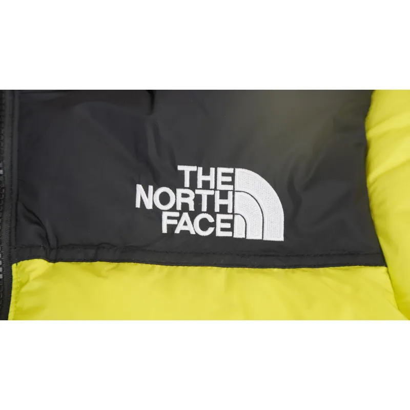 TheNorthFace Splicing White And Red Apple Green