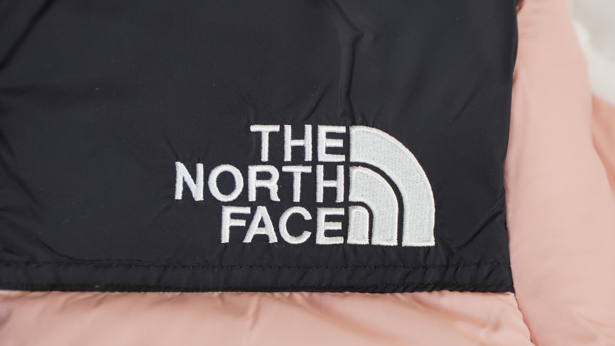 TheNorthFace Splicing White And Red Dirty Powder