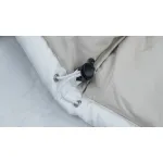 TheNorthFace Splicing White And Double Pinyin White